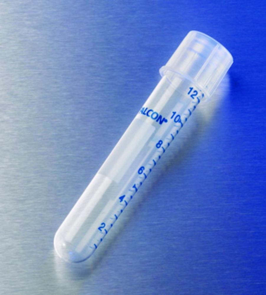 Falcon® tubes with cap, 14 ml, PP 100x17 mm, round bottom, single packed, sterile, pack of 500