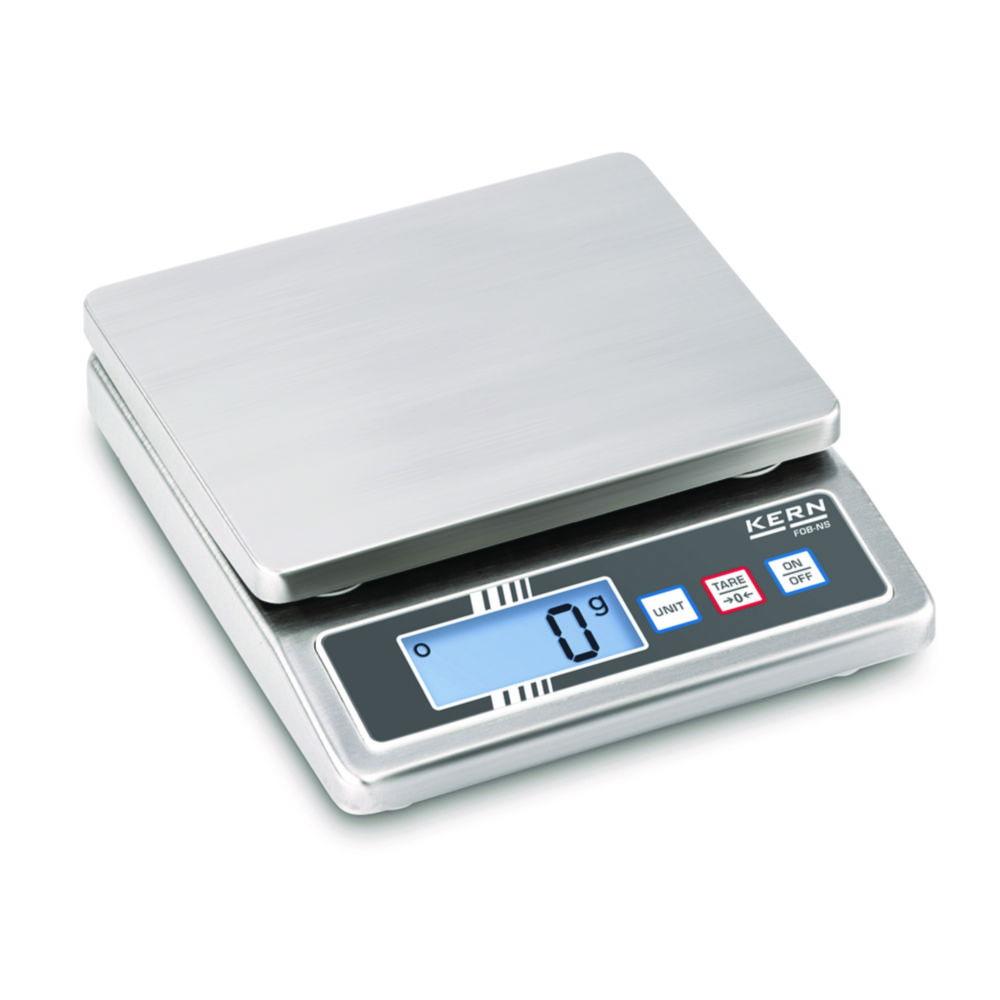 Kern Compact Scale FOB 5K-3NS, 5kg / 1g, Weighing Plate 120x150mm