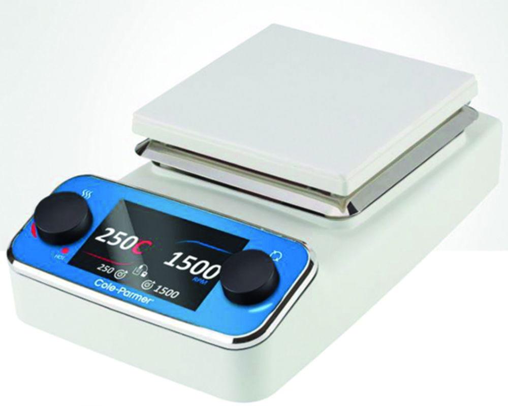 Cole-Parmer Premium Digital Stirring Hot Plate Ceramic White 230 VAC



