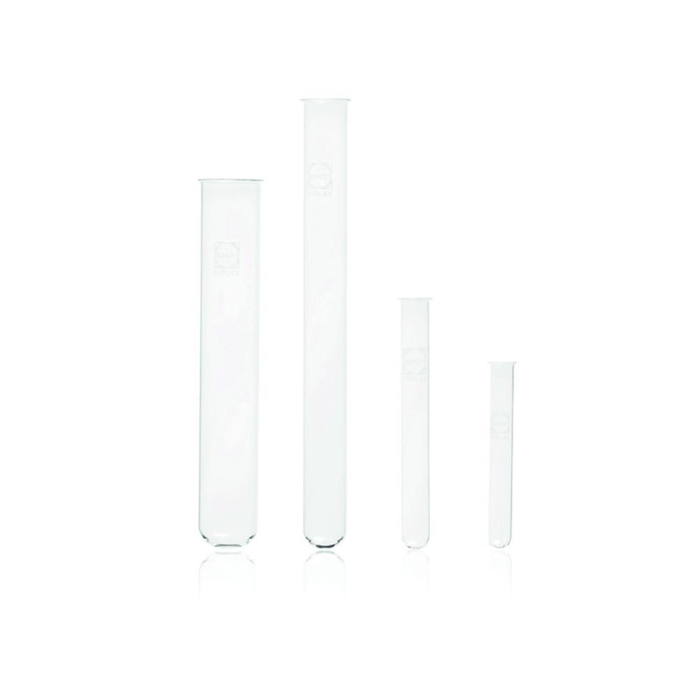 DWK Tets Tubes FIOLAX 25x200mm Pack of 50, with Rim

