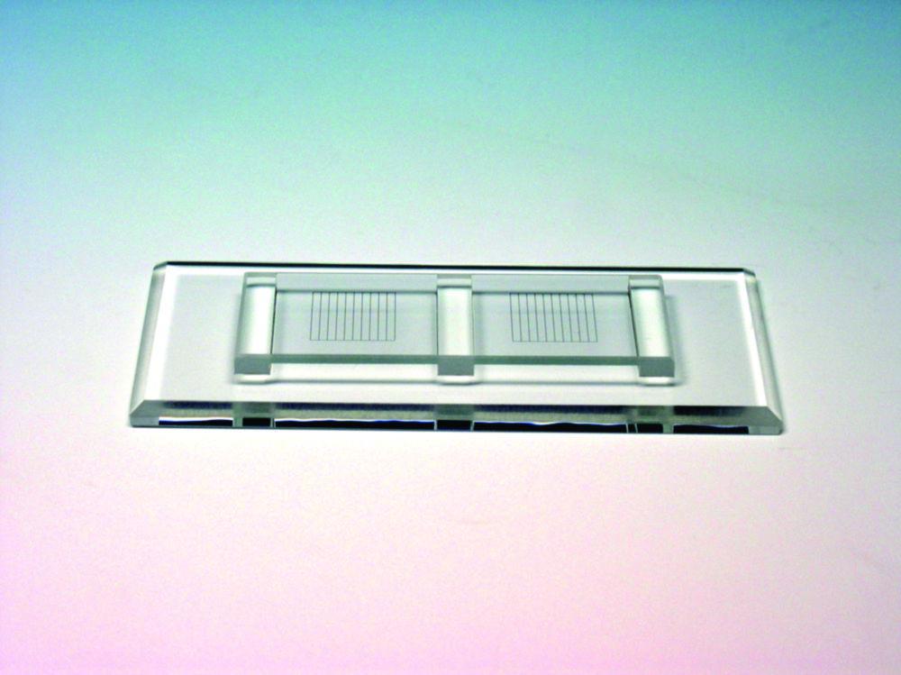 Glaswarenfabrik Karl Hecht McMaster Counting Chamber with 2 Springs and Cover Glass with 2 Counting Nets