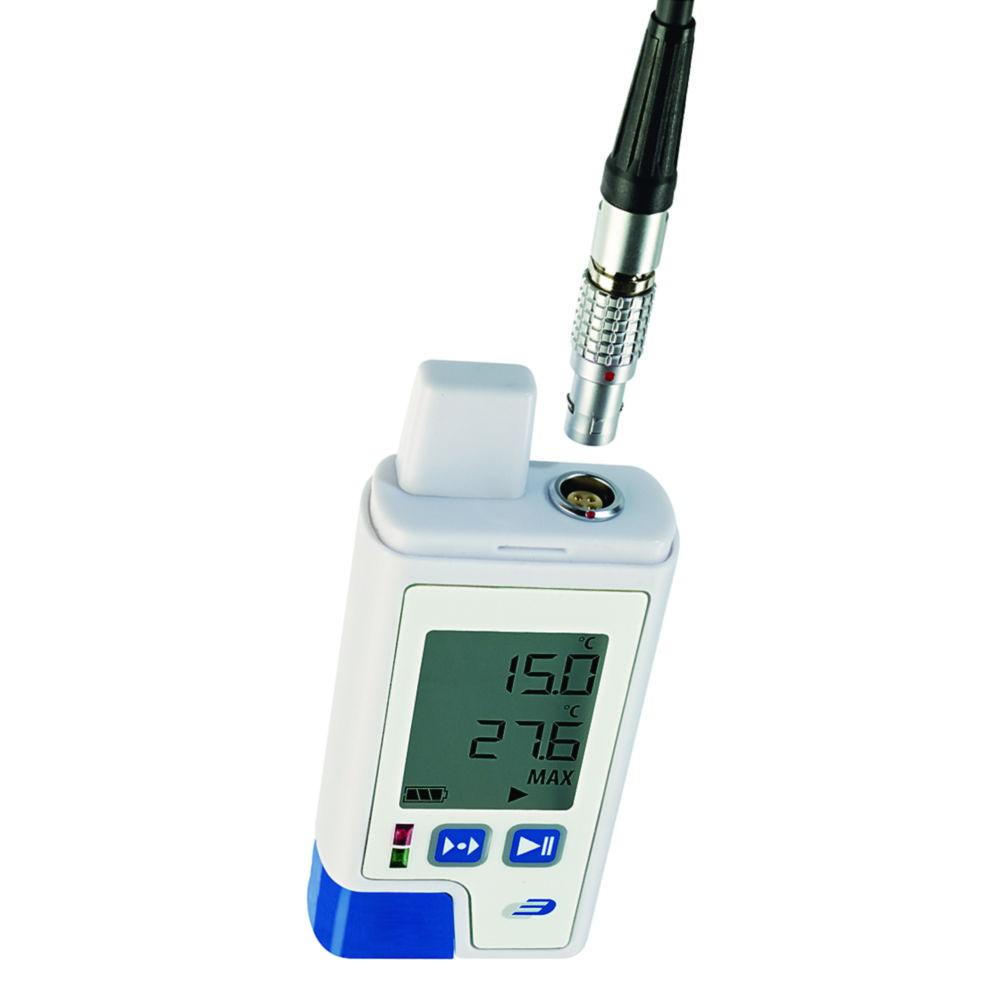 DOSTMANN PDF Data Logger LOG200 E with Display for Internal Temperature, 1x Input for External Temperature