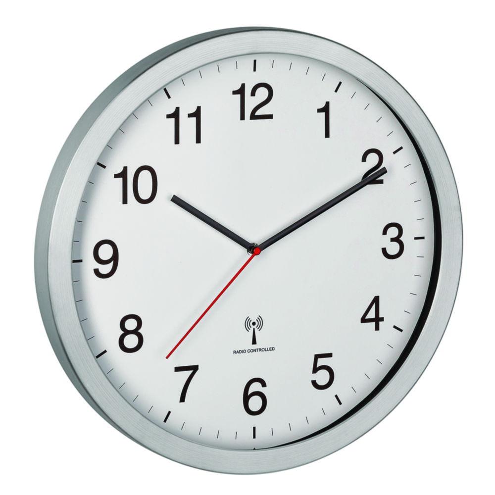TFA Dostmann Analog XL Radio-Controlled Wall Clock with Metal Frame 60.3545 400x50x400 mm

