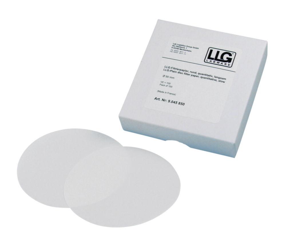 LLG Filter Circles 185mm, Quantitative Very Slow, Pack of 100

