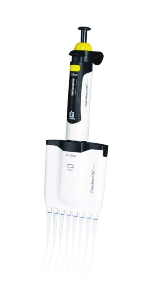 BRAND Transferpette® S 8-Channel Adjustable 5–50 µL M8-50 DE-M