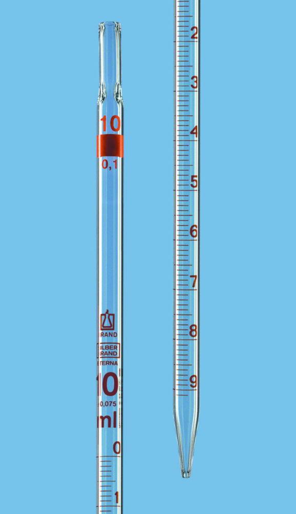 Measuring pipettes,class B,cap. 5 ml : 0,05 ml pack of 12