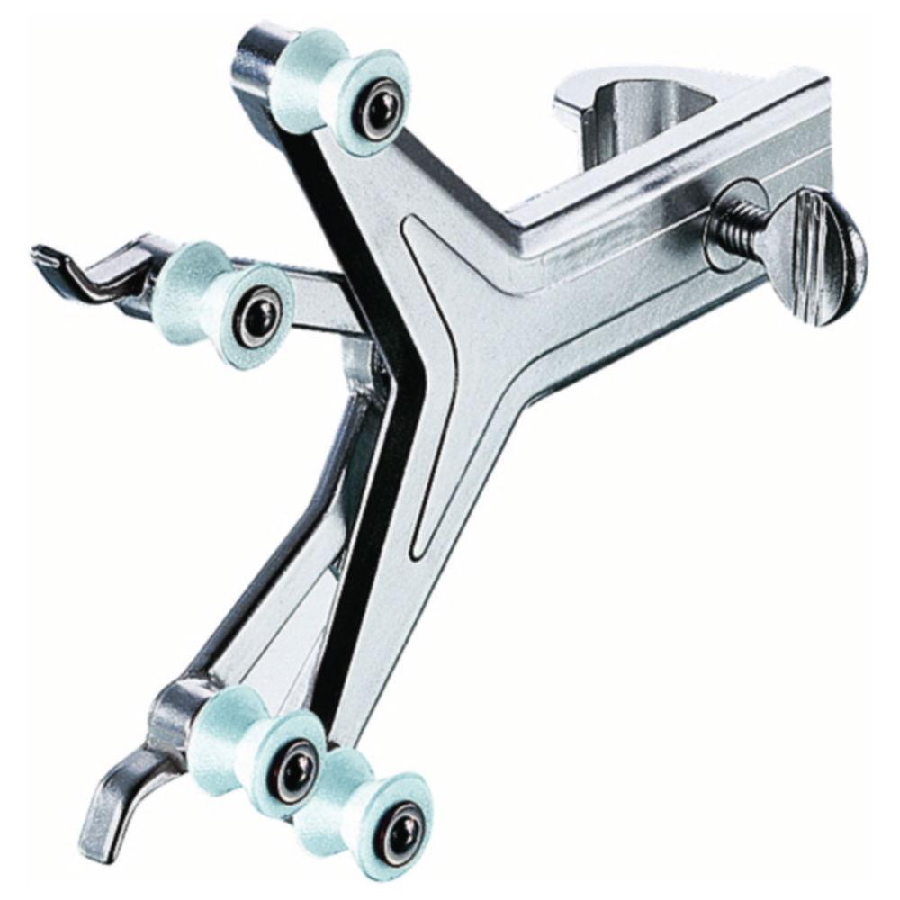 Carl Friedrich Usbeck Burette Clamp for 1 Burette Aluminium with Roller Holder