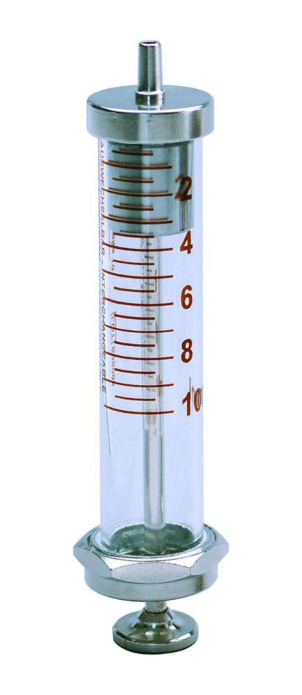 Poulten & Graf Glass Metal Syringe 20 mL Luer Cone Sanitex