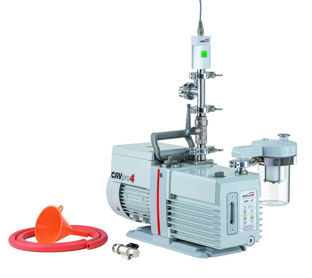 Gardner Measurement Package CRVpro 6 Premium w. digital vacuum gauge VMpro 2, 2-way ball valve, oil mist filter AKD 16, T-piece, oil drain kit