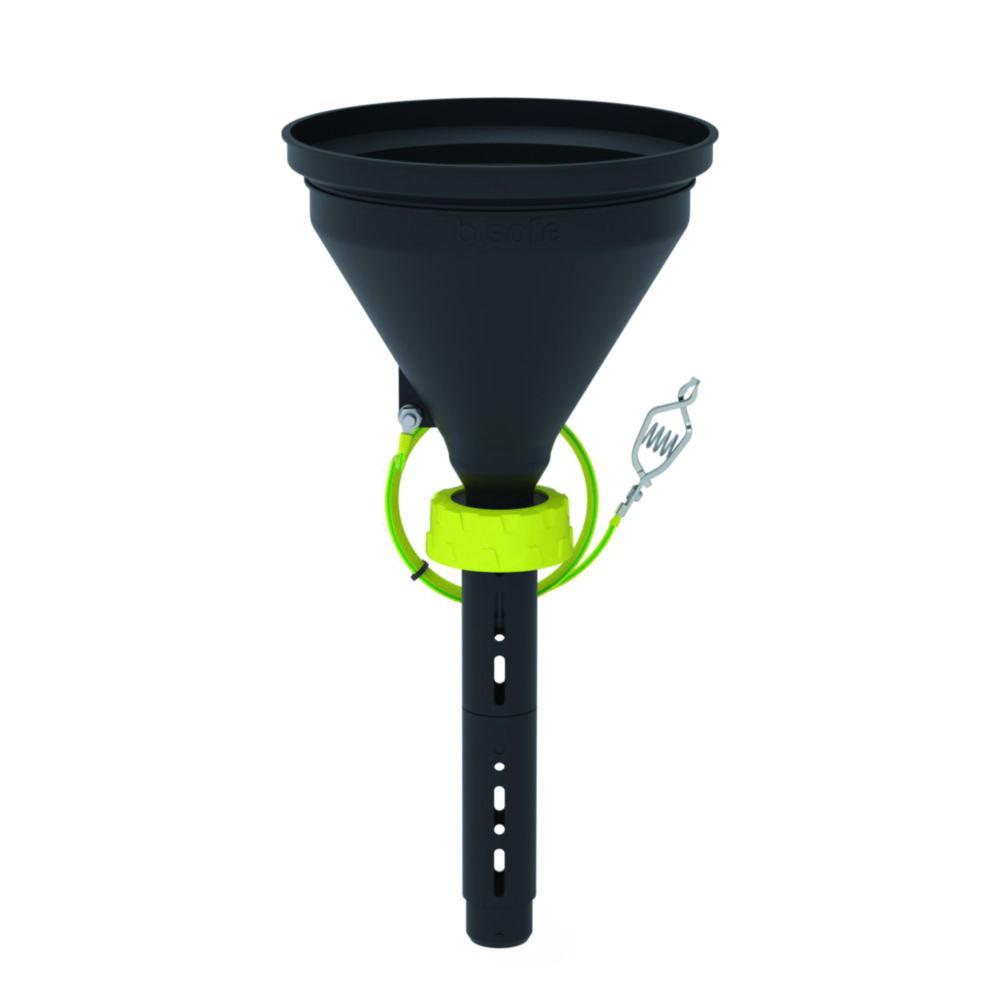 Bohlender b.safe Funnel 180 S 50 – Ø 180 mm, Black, with Lance, Static‑Dissipative PE