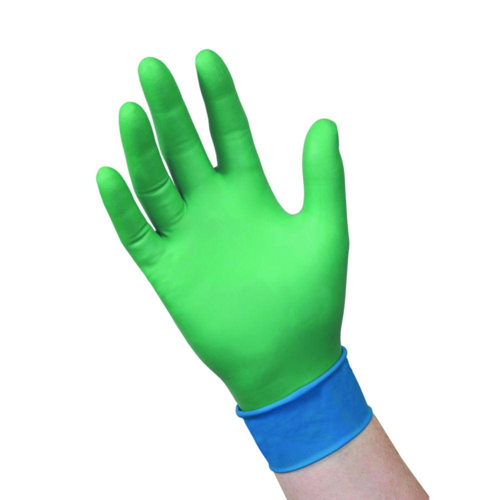 Ansell Disposable Gloves Microflex 93-360 Polychoroprene, Length Approx. 295mm, Blue-Green, Size XXL (10.5-11), Pack of 50

