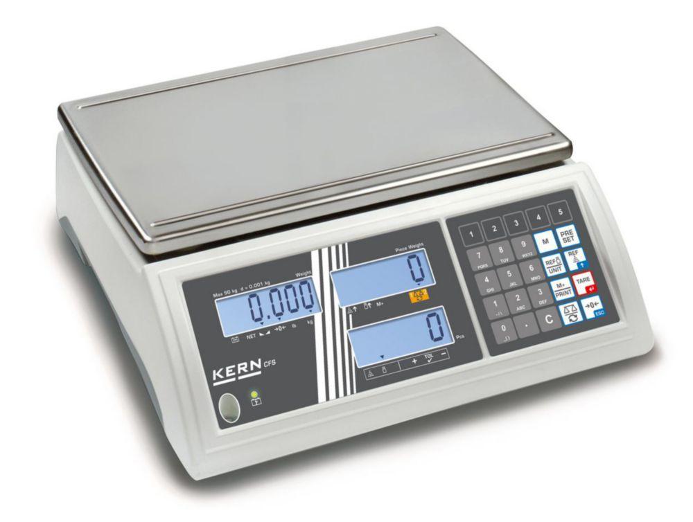 Kern Counting Scale CFS 50K-3 50 kg / 1 g, Weighing Plate 300x225 mm