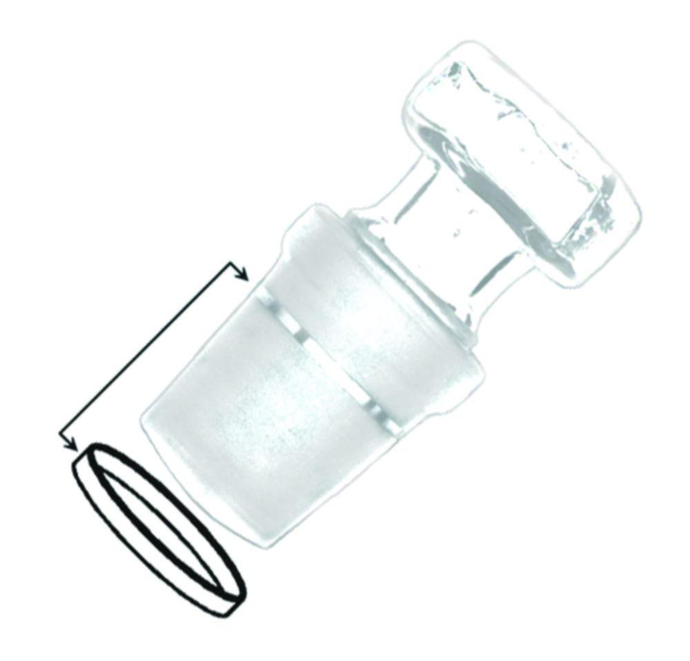 Sealing rings for jointed glassware PTFE, NS 12, pack of 50