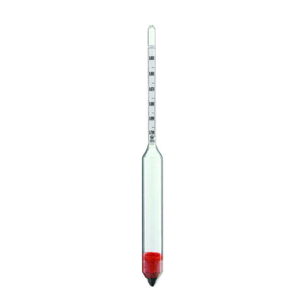 Ludwig Schneider Hydrometer 1.000–1.100 g/cm³ Without Thermo Scientificmeter, 300 mm Length, Reference Temperature 20 °C