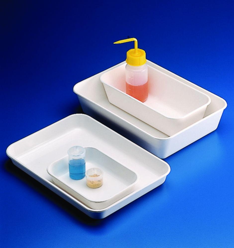 Kartell Tray Suitable for Foodstuffs and General Laboratory Use ABS White 151 x 303 x 42 mm