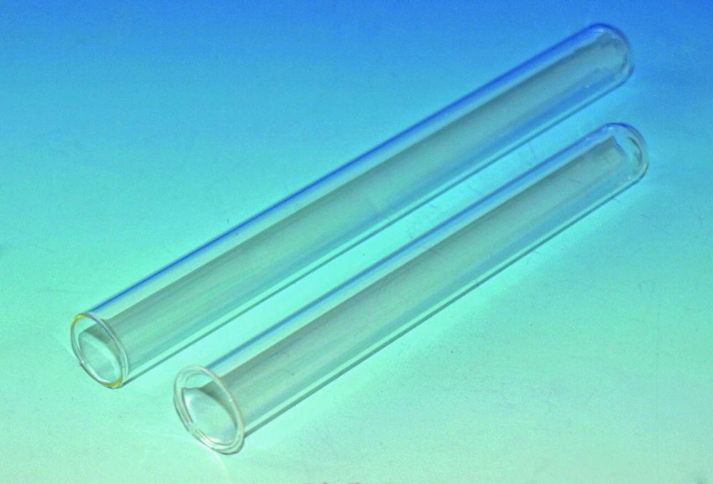 Hecht Test Tubes "Elka", 160 x 16 mm, Pack of 100, AR-Glass, with Rim

