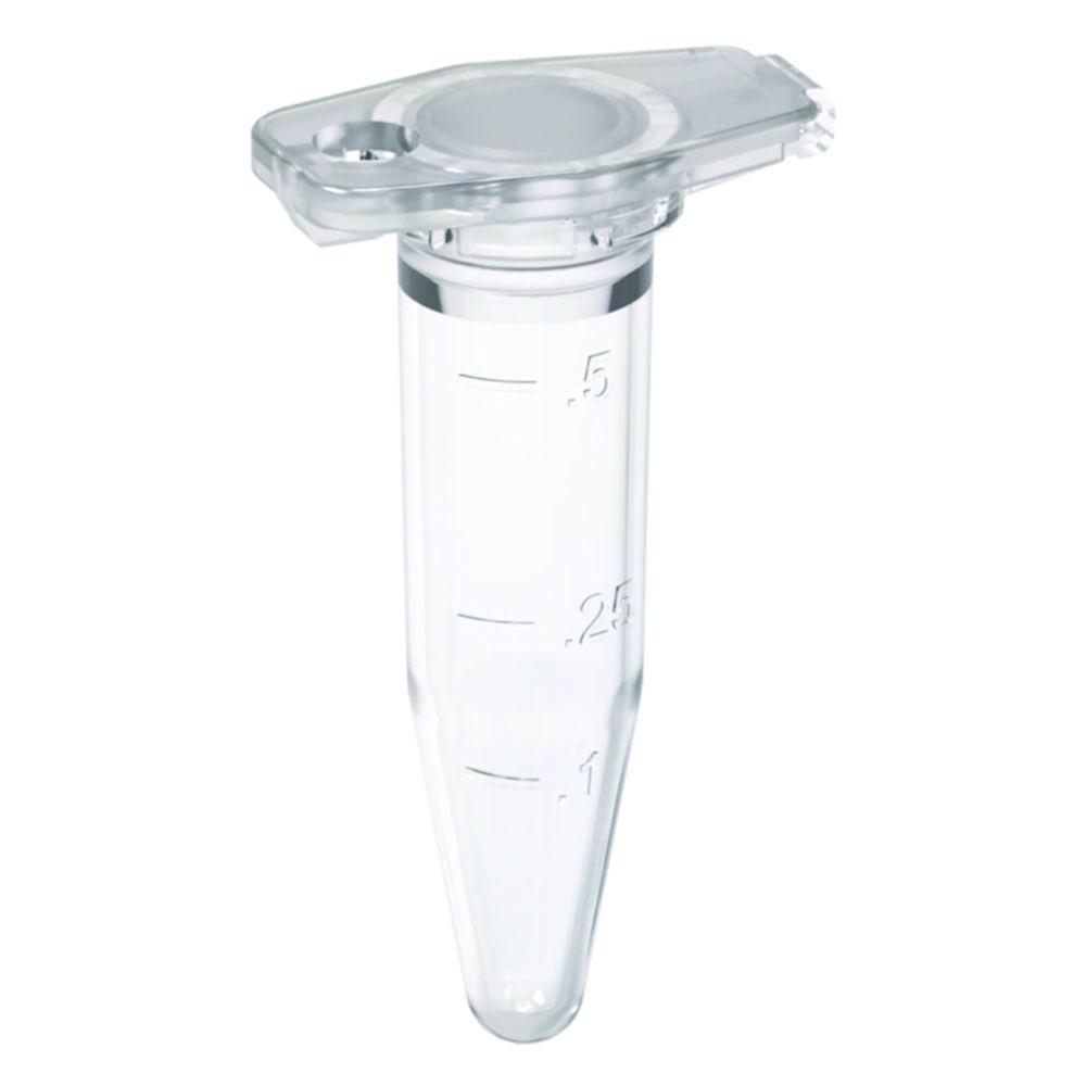 Ratiolab Safety Cap Microcentrifuge Tubes 0.5 mL, PP Natural, Pack of 1000

