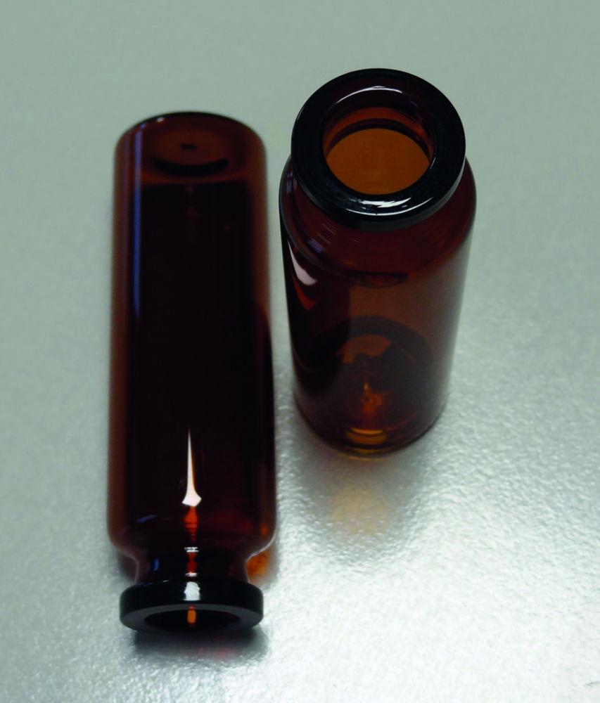 Scherf Ampoule with Roll Rand 10 ml, 45×22 mm, Neck 20 mm, Brown Glass, Pack of 100

