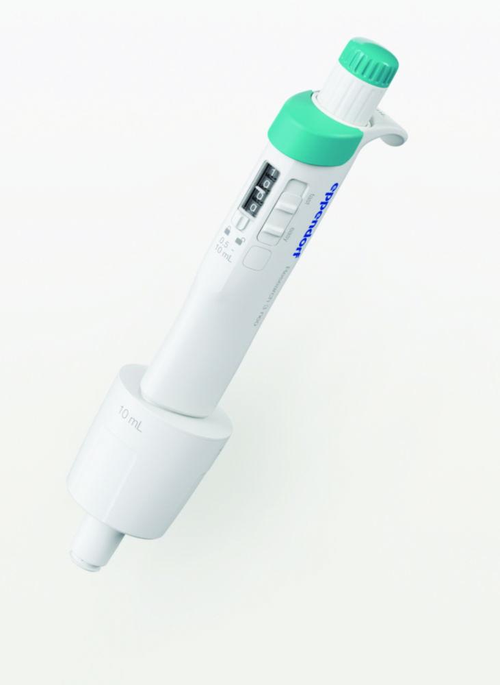 Eppendorf Exchange Pipette, Research® 3 Neo BASIC, Single-Channel, Variable, 0.5–10 mL, Turquoise