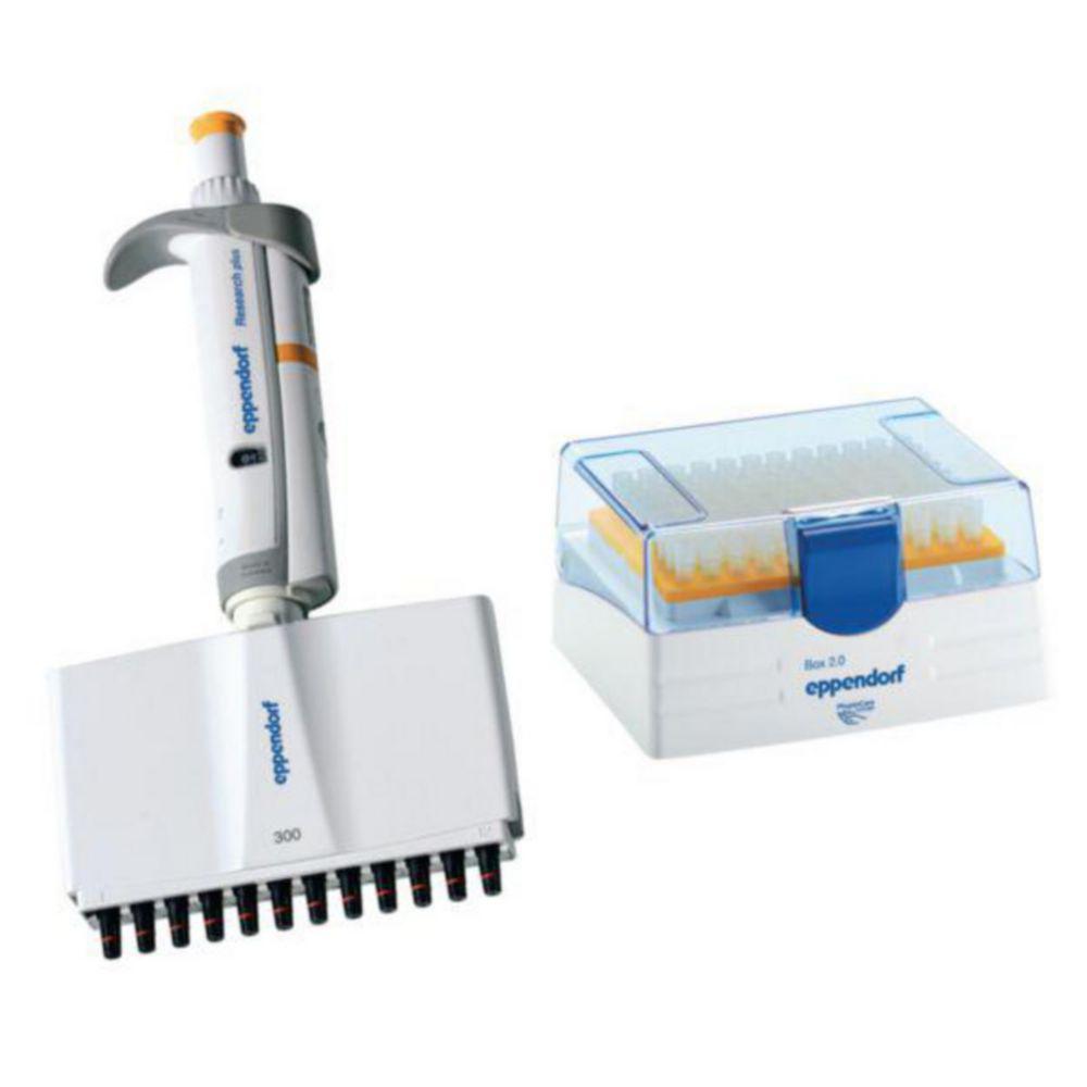 Eppendorf Research Plus 12-Channel Variable 30-300 µL, Orange