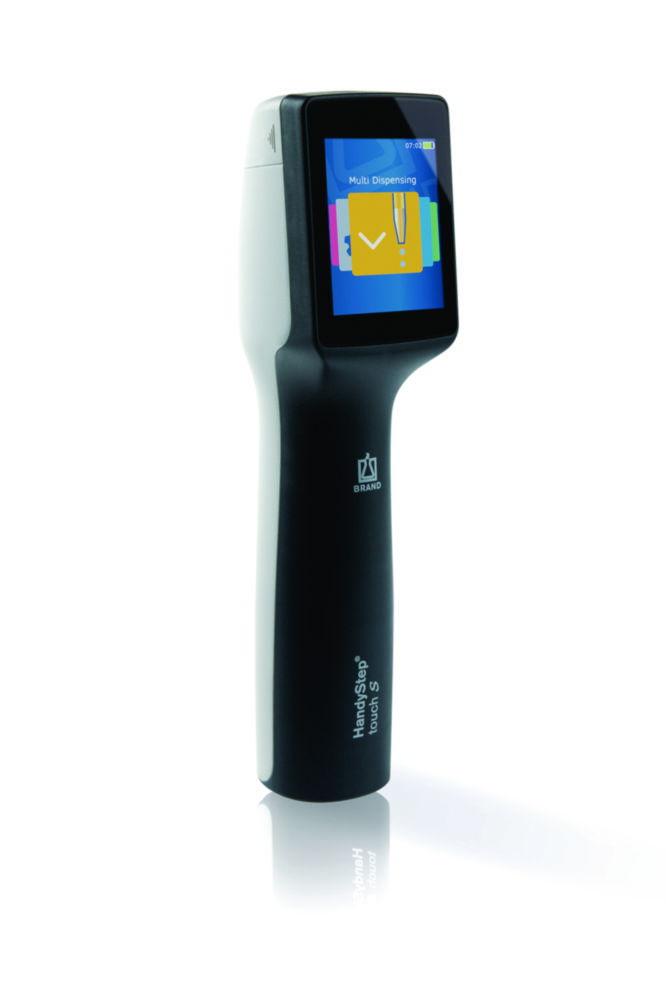 BRAND Repeating Pipette HandyStep Touch S DE-M, Inclusive Universal AC Adapter and Shelf/Rack Mount