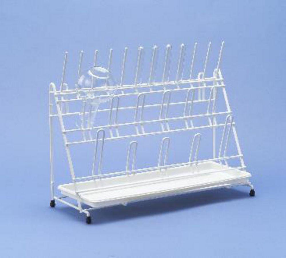 Württ PE-Coated Wire Draining Rack (420 × 170 × 300 mm, 12 Rods, 11 Sheets)
