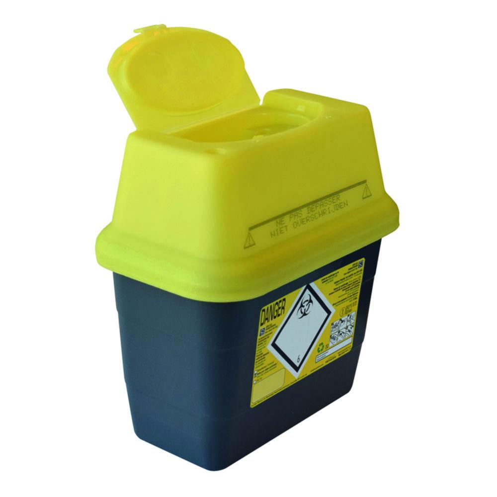 Hospidex NV Needle Sampling Container Sharpsafe 3.0 l International Label D/FR/IT/ES/EN