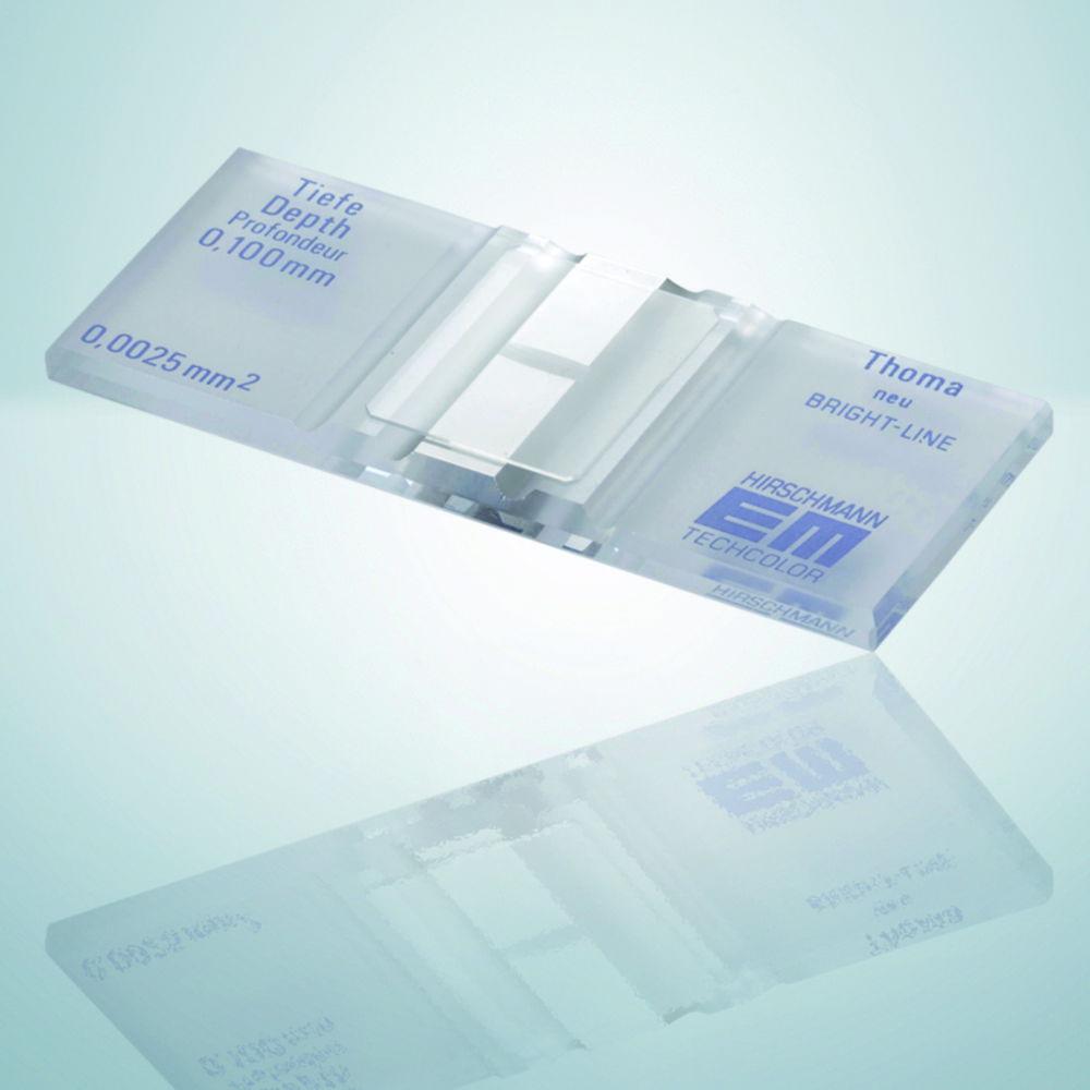 Hirschmann Counting Chamber After Thoma 0.1 mm, With Clamps