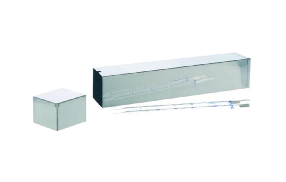 BOCHEM Pipette Box Square, 290 x 70 x 70 mm 18/10 Steel