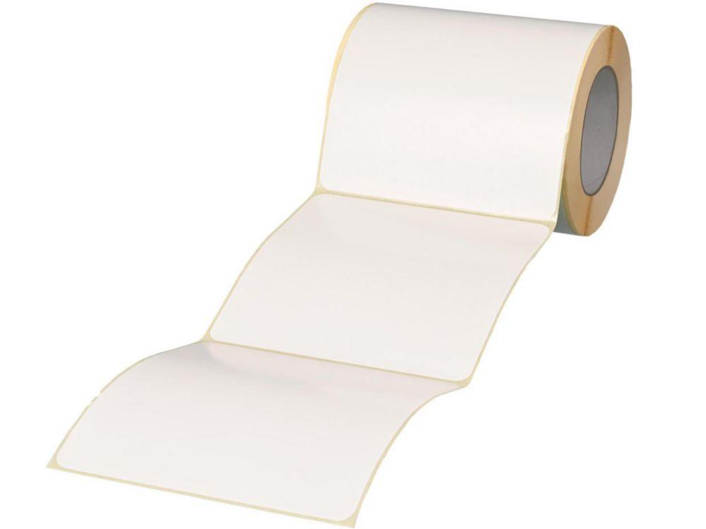 Bürkle Close-It Closure Seal for Food, White, Plain, 150 x 150 mm, Roll of 250 Pieces