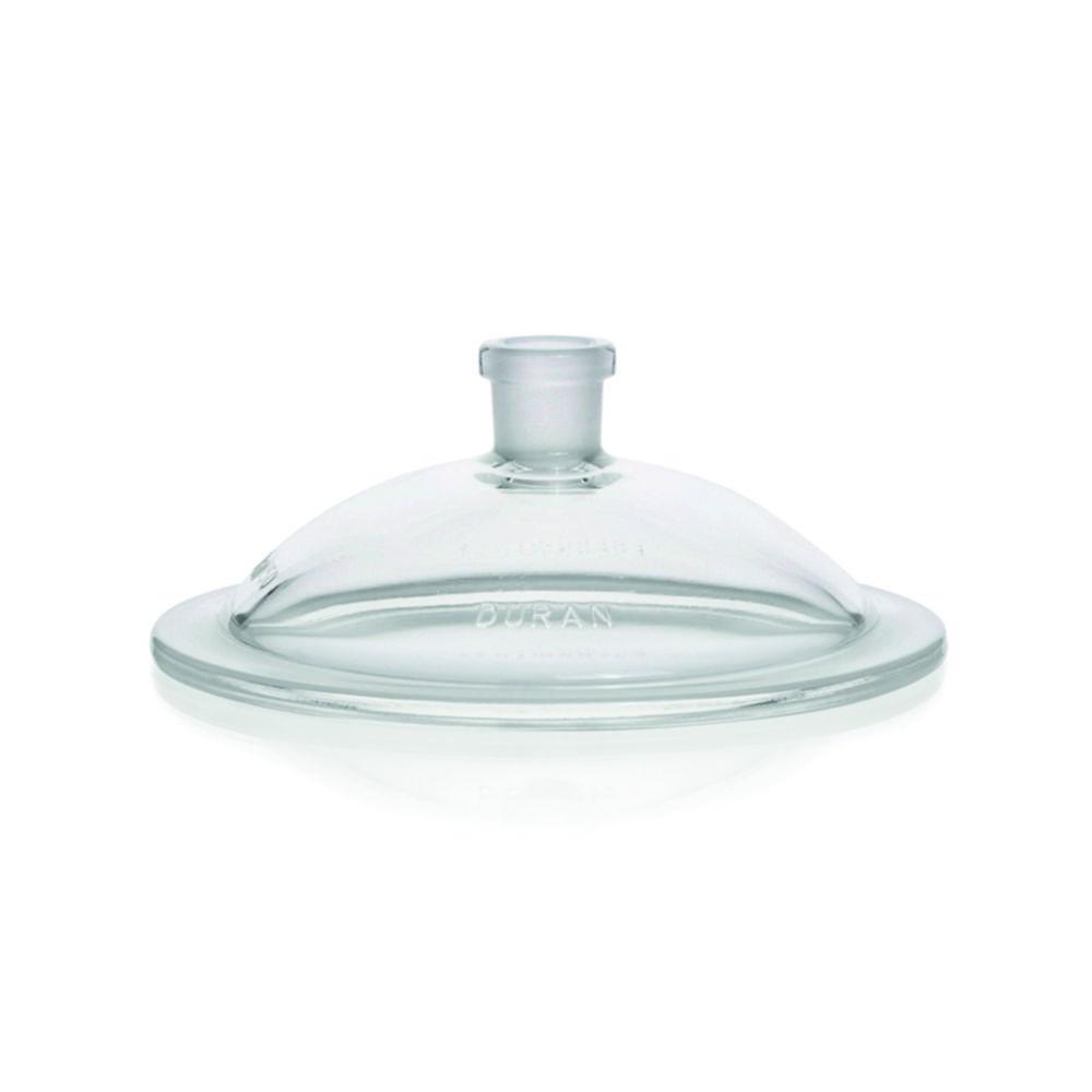 DWK Duran Desiccator Lid with Tubulature, 200 mm