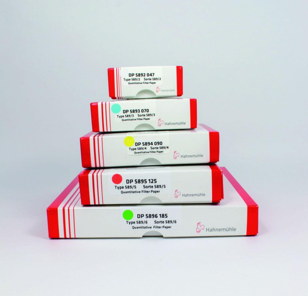 Hahnemühle Filter Circles 589/3, 70 mm Blue Quantitative Filter Paper, 84 g/sqm, Pack of 100