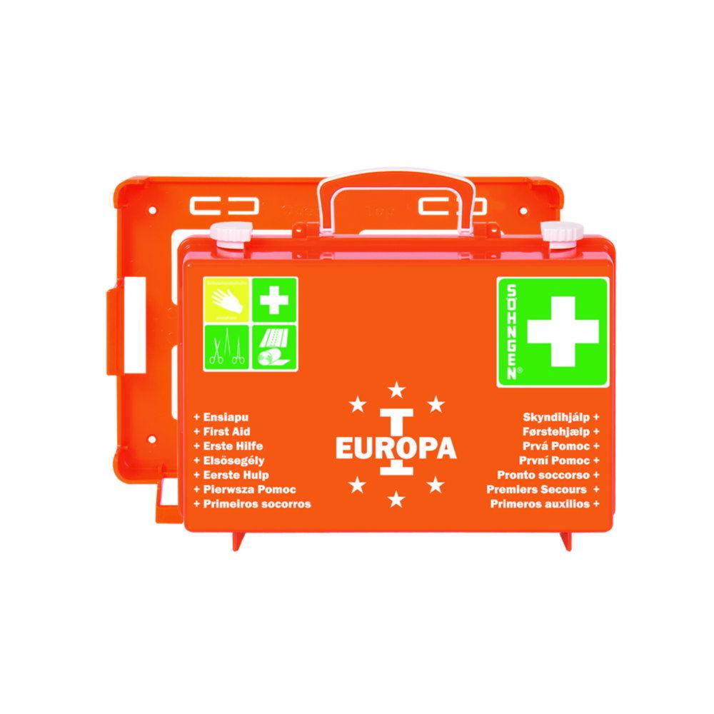 W.Söhngen First Aid Kit Europa I Norm Orange, DIN 13157, ABS Plastic, Dimensions: 310 x 210 x 130 mm
