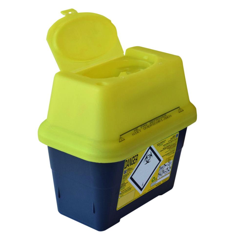 Hospidex NV Needle Sampling Container Sharpsafe 2.0 l International Label D/FR/IT/ES/EN