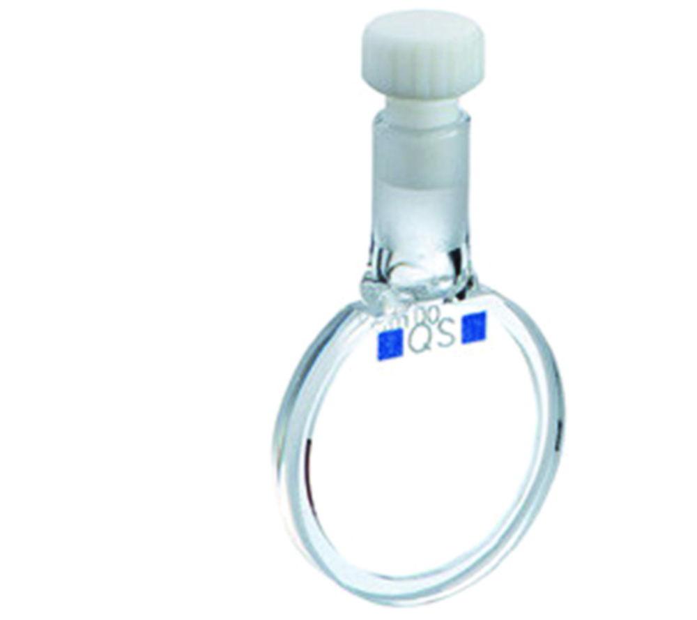 Hellma Cylinder Cuvette 120-QS, 1mm Coat Thickness Quartz Glass SUPRASIL, Makro, with PTFE Stopper 011.002
