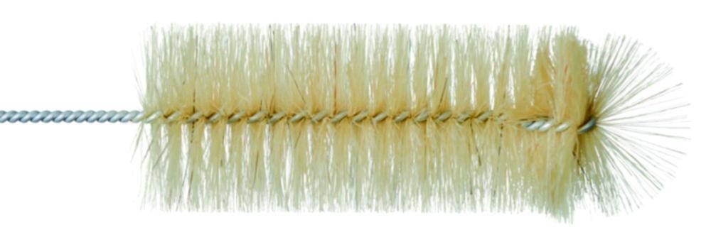 Reitenspieß-Bürsten Erlenmeyer Bottle Brush 50mm Natural with Wire Handle

