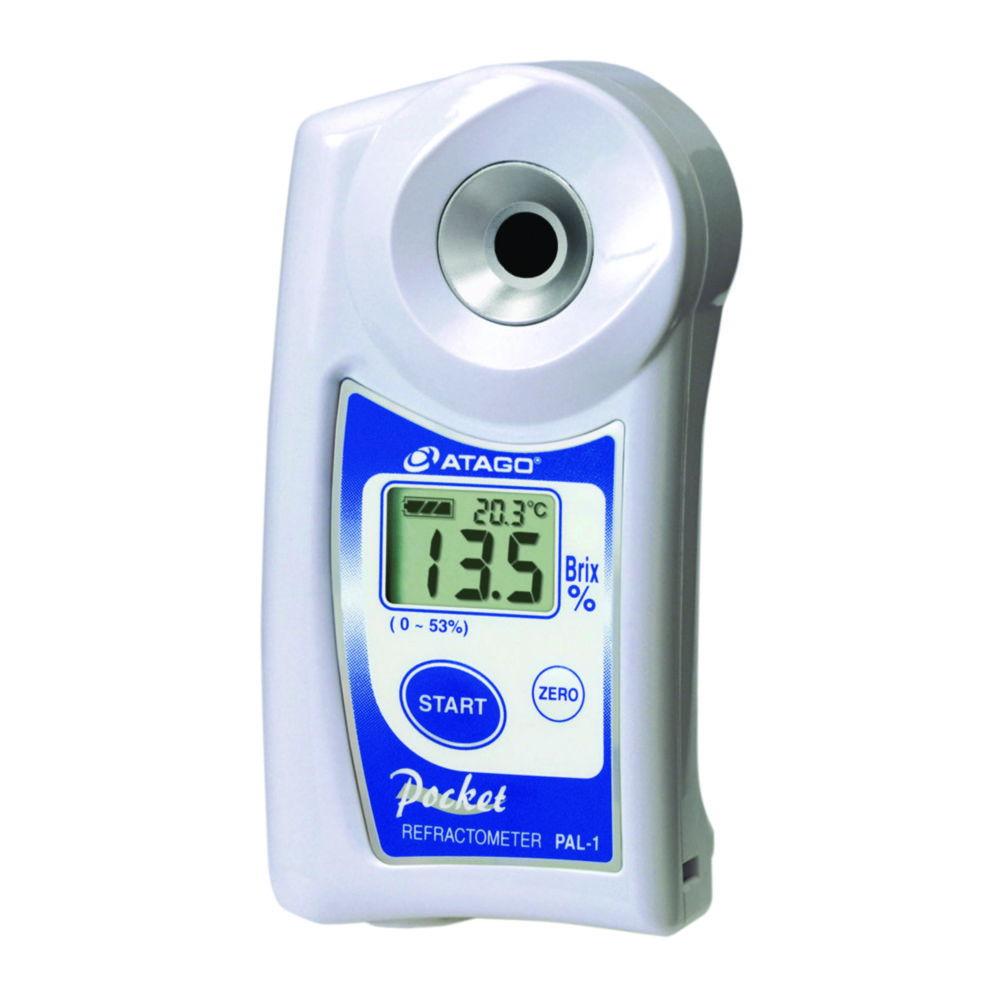 ATAGO Digital Hand-Held Refractometer PAL-Alpha 0.0 - 85.0% Brix, with ATC, Dust- and Waterproof


