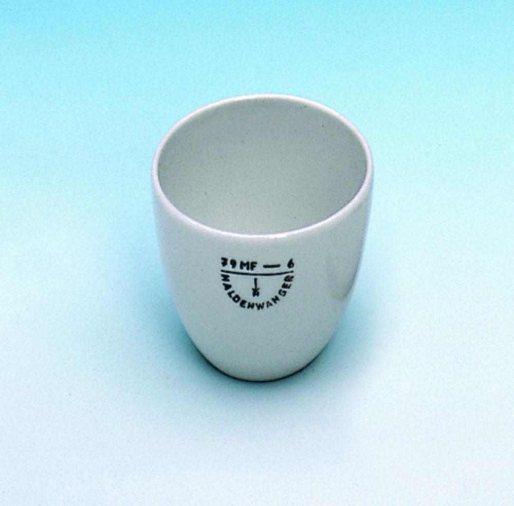 Haldenwanger Porcelain Crucibles, Medium Form, 150 ml Capacity, 70 mm Diameter, 56 mm Height

