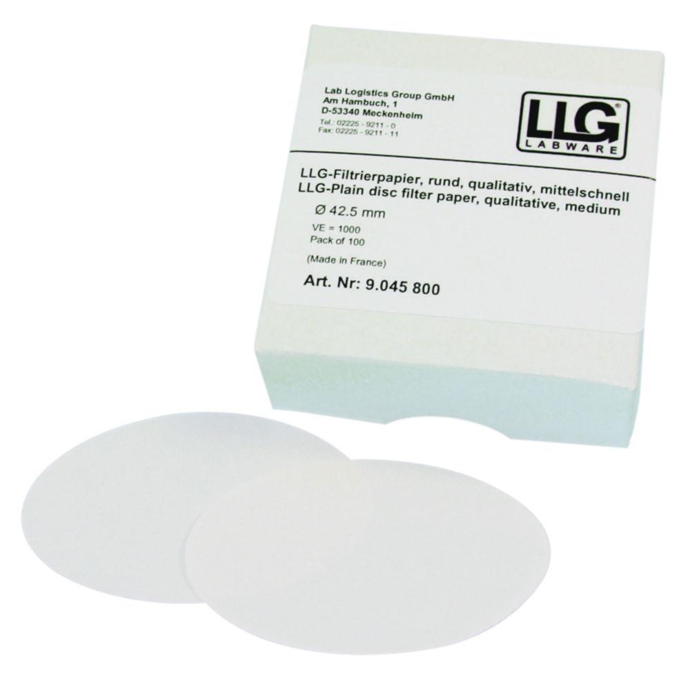 LLG Filter Circles 185mm, Qualitative Medium, Pack of 100
