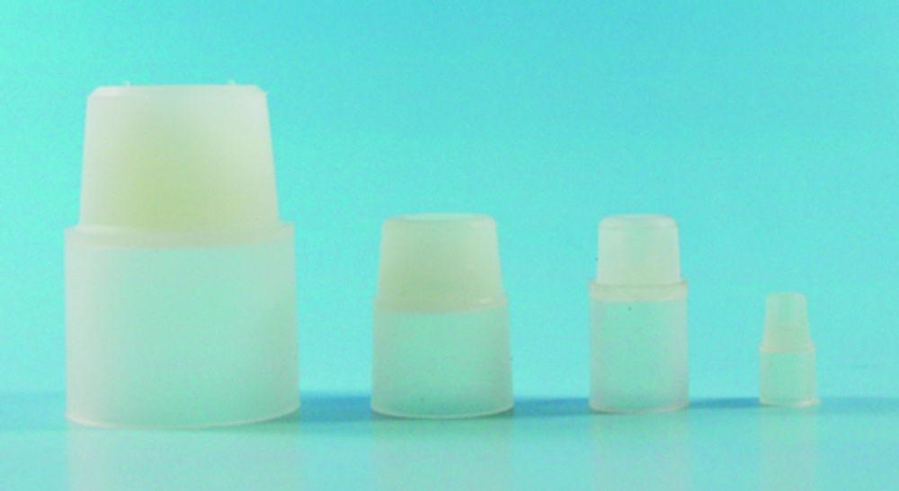 Saint-Gobain Silicone Stopper with Fold-Down Edges, Diameter 19.4 mm
