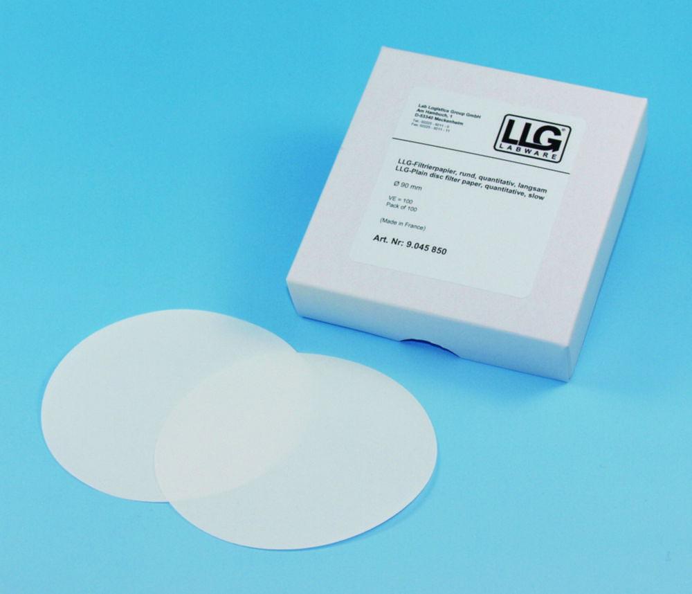 LLG Filter Circles 70mm, Quantitative Medium Fast, Pack of 100