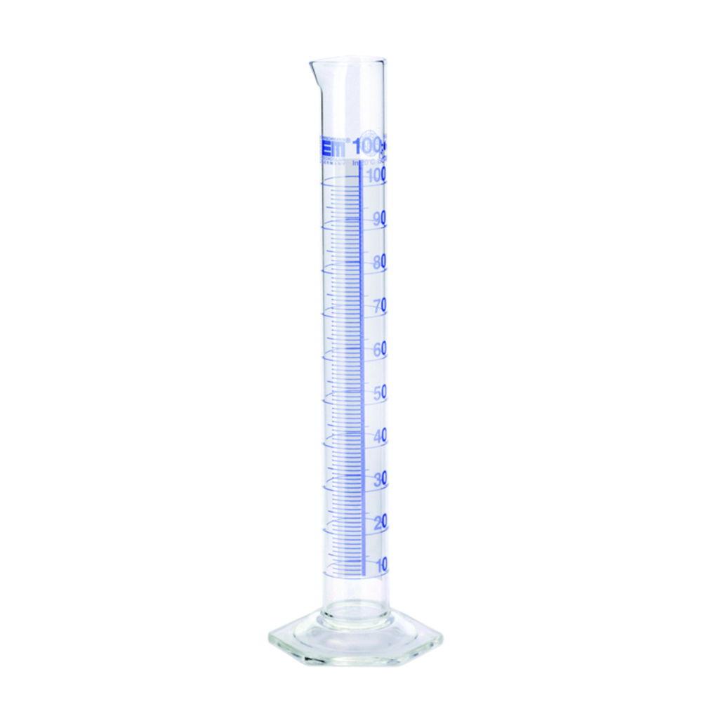 Hirschmann Measuring Cylinder 2000 ml, Class A with Schellbach Strips