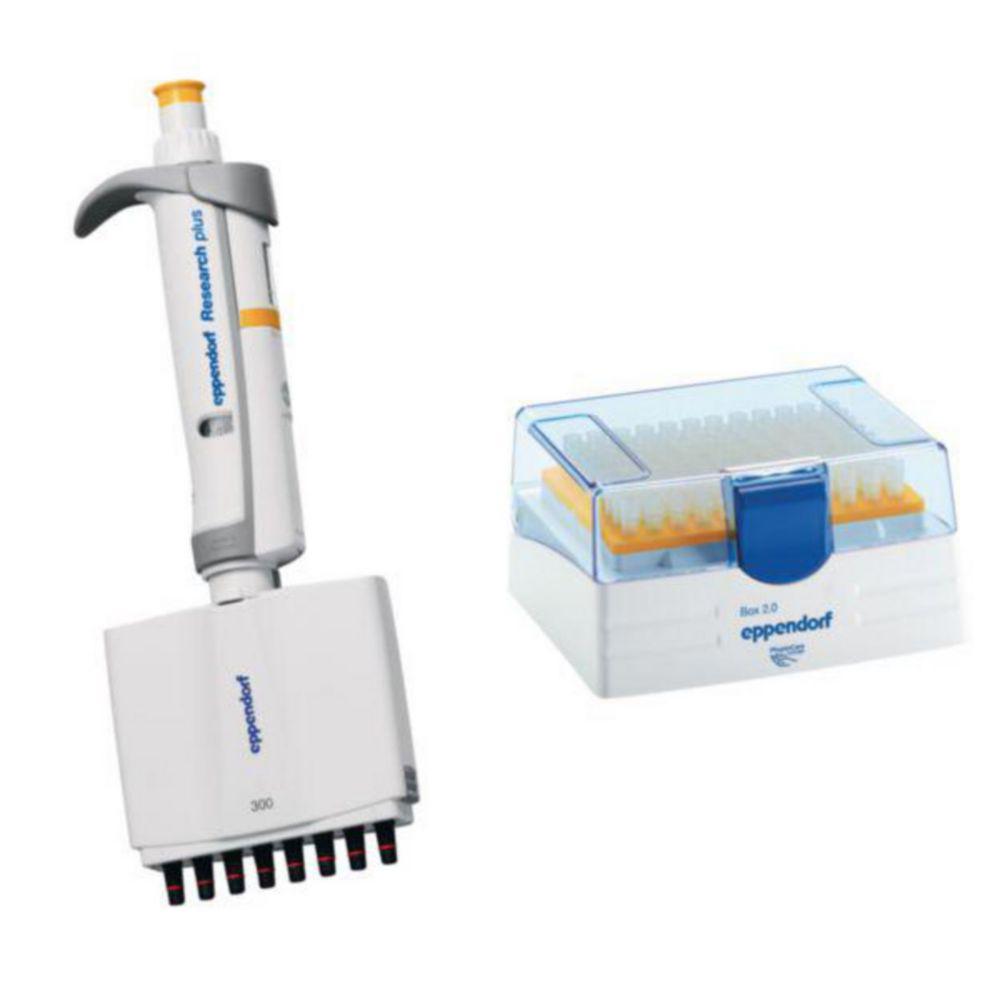 Eppendorf Research Plus 8-Channel Variable 30-300 µL, Orange