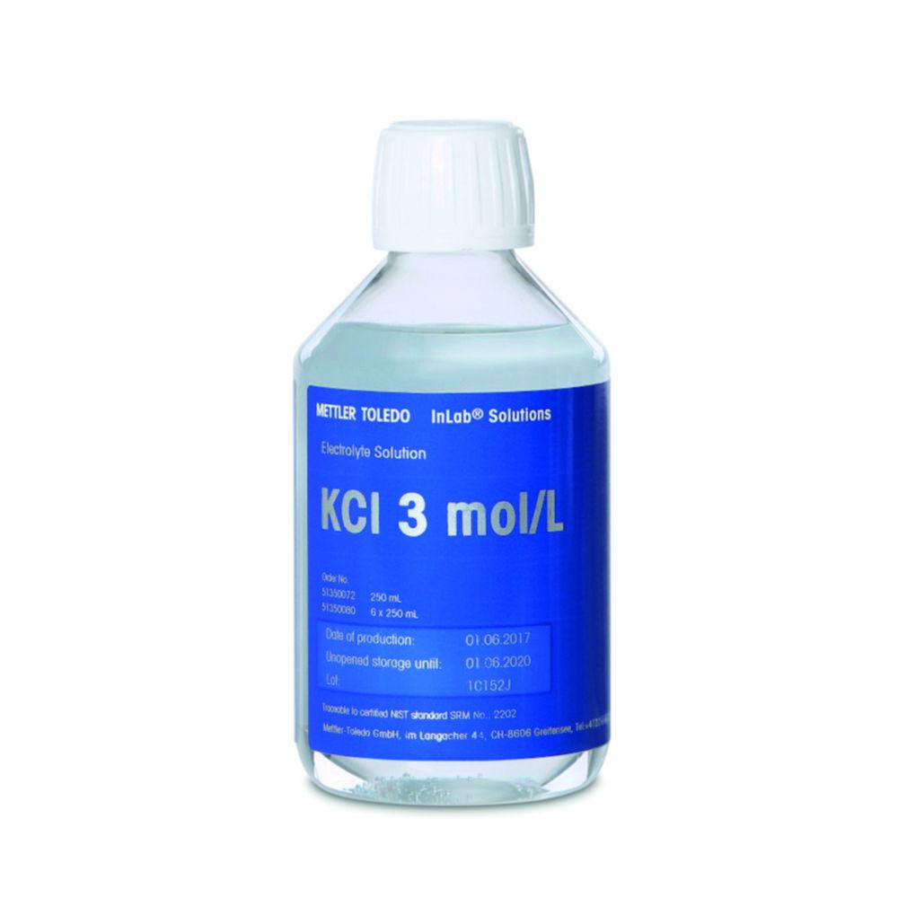 Mettler-Toledo KCl 3M Electrolyte Solution (6x250ml)