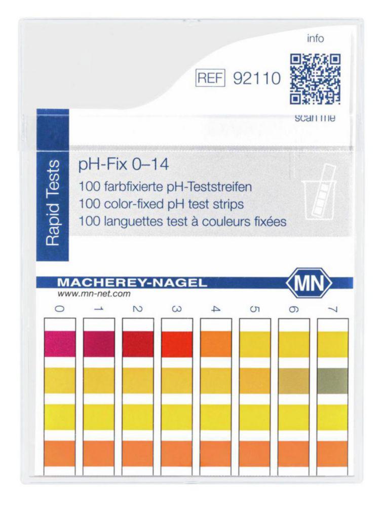 Macherey-Nagel pH-Fix Indicator Strips (pH 0.0-14.0) – Pack of 100