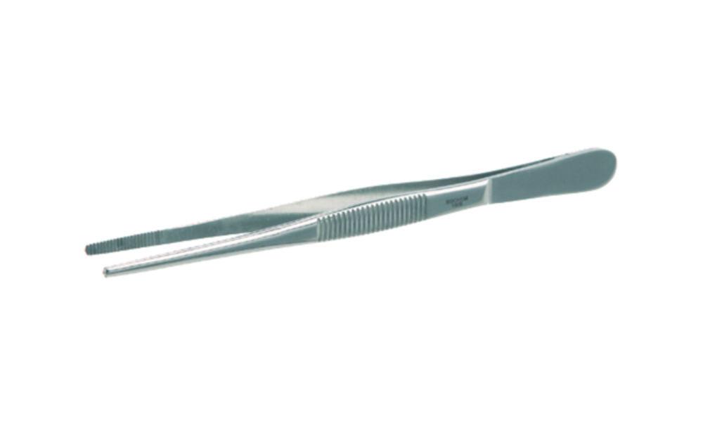 BOCHEM Forceps, Blunt Tip, Straight, 160 mm, 18/10 Stainless Steel
