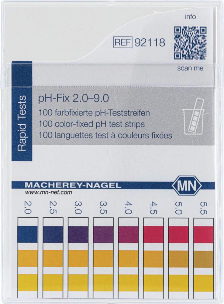 Macherey-Nagel pH-Fix Indicator Strips (pH 2.0-9.0) – Pack of 100