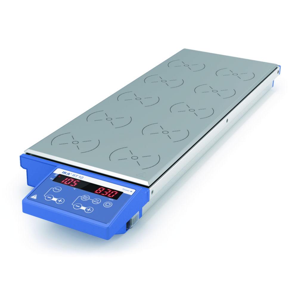 IKA Multi-Position Magnetic Stirrer RT 10 Digital, with 10 Stirring Places, with Heating