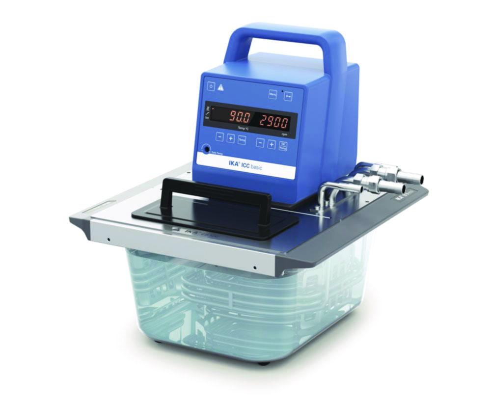 IKA Compact Immersion Circulator ICC Basic Eco 8 C Package Thermostat and Chiller, 8 L Eco Bath, Cover