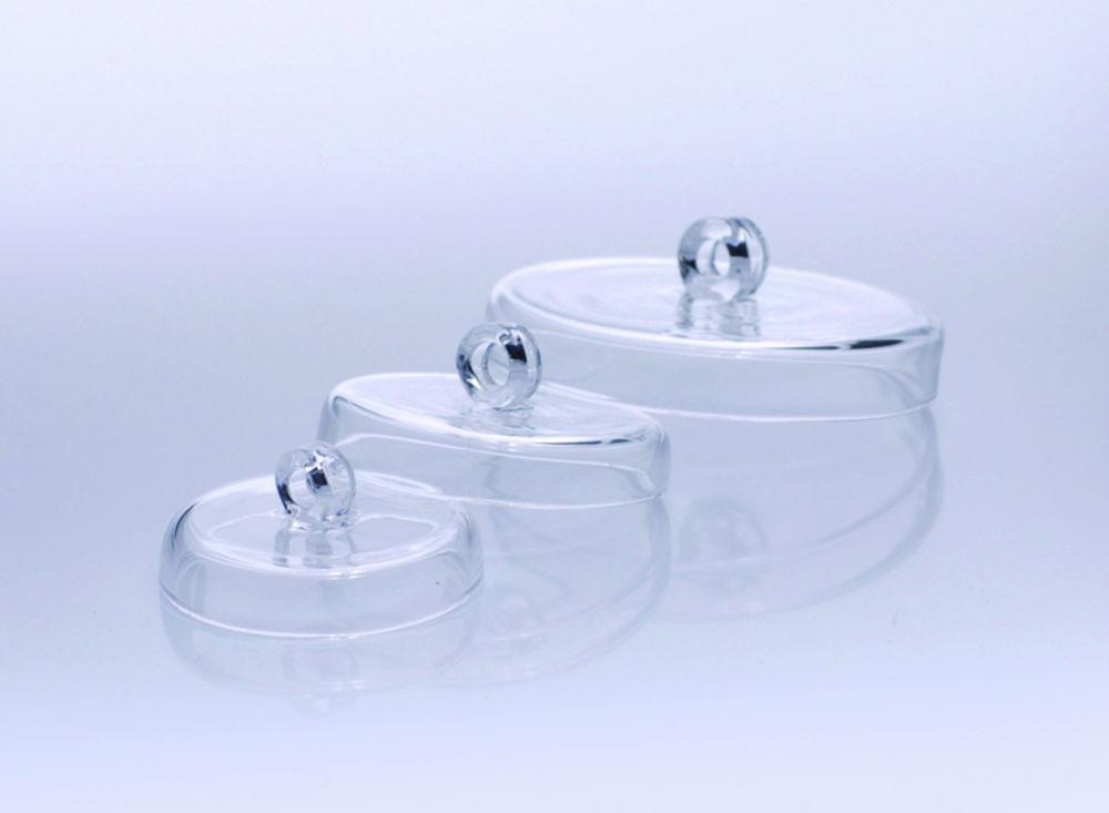 proQuarz Glass Crucible Lid 64 mm Dia. for Crucibles with 60 mm Dia.